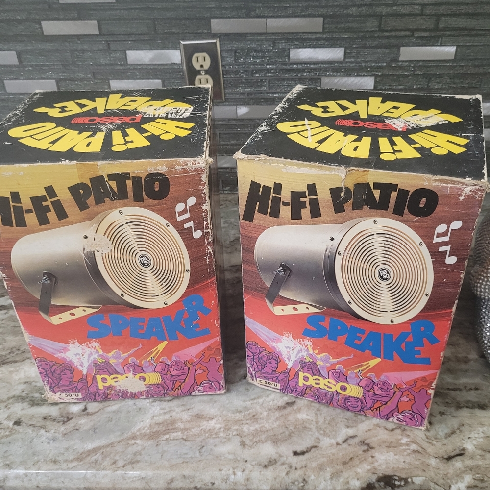 Paso hi fi outdoor patio speakers